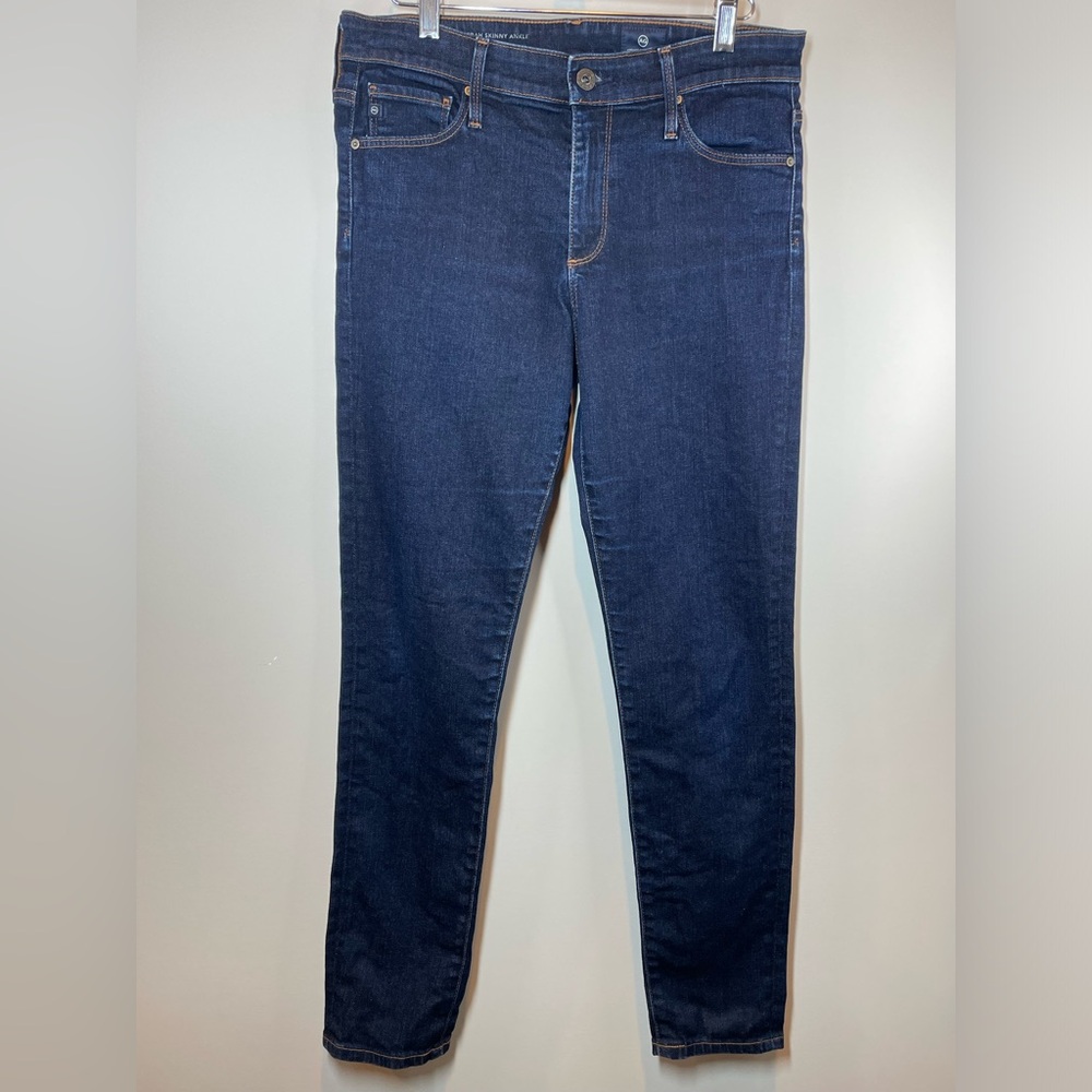 Ag Adriano Goldschmeid The Farrah Skinny Jean High Rise Skinny Ankle Size 28R